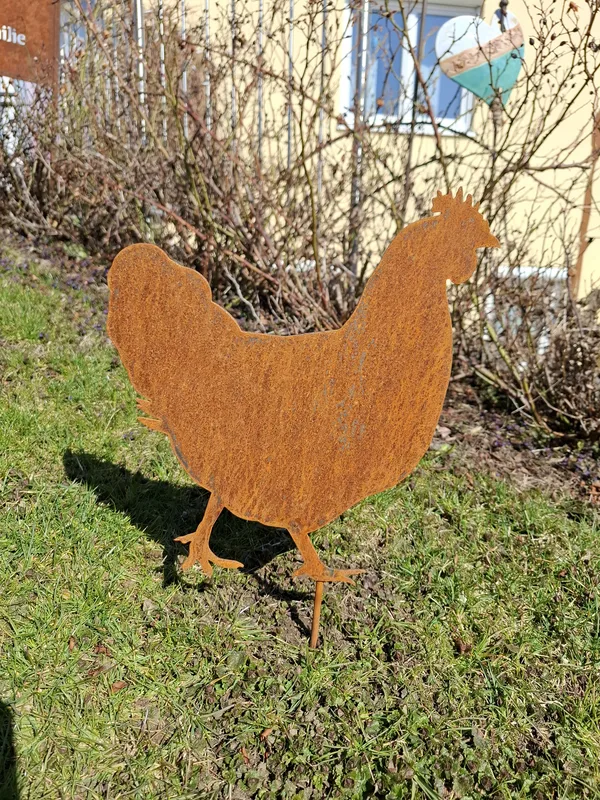 Hühnerfamilie im Set 2 Größen zum Stecken – Bild 3