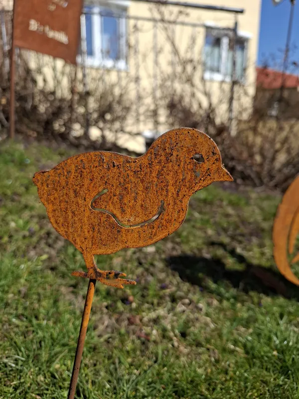 Hühnerfamilie im Set 2 Größen zum Stecken – Bild 5